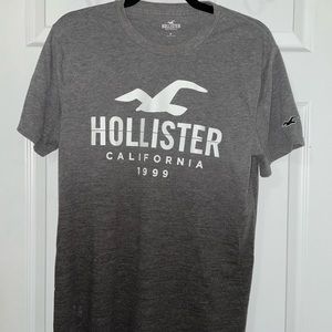 Hollister Black/Grey T-Shirt M